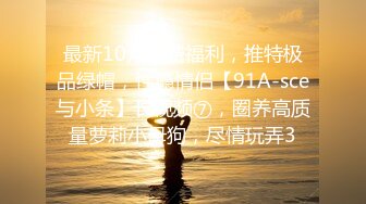 最新10月付费福利，推特极品绿帽，性瘾情侣【91A-sce与小条】长视频⑦，圈养高质量萝莉小母狗，尽情玩弄3