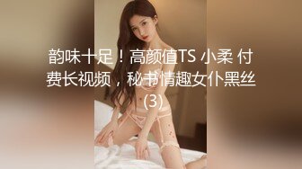 韵味十足！高颜值TS 小柔 付费长视频，秘书情趣女仆黑丝 (3)