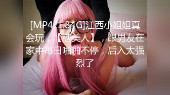 [MP4/1.84G]江西小姐姐真会玩，【糖美人】，跟男友在家中每日啪啪不停，后入太强烈了